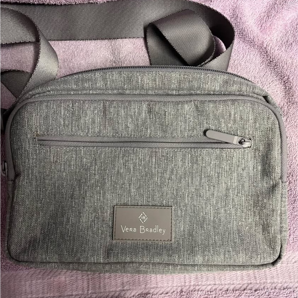 Vera Bradley Heathered Gray Crossbody Bag